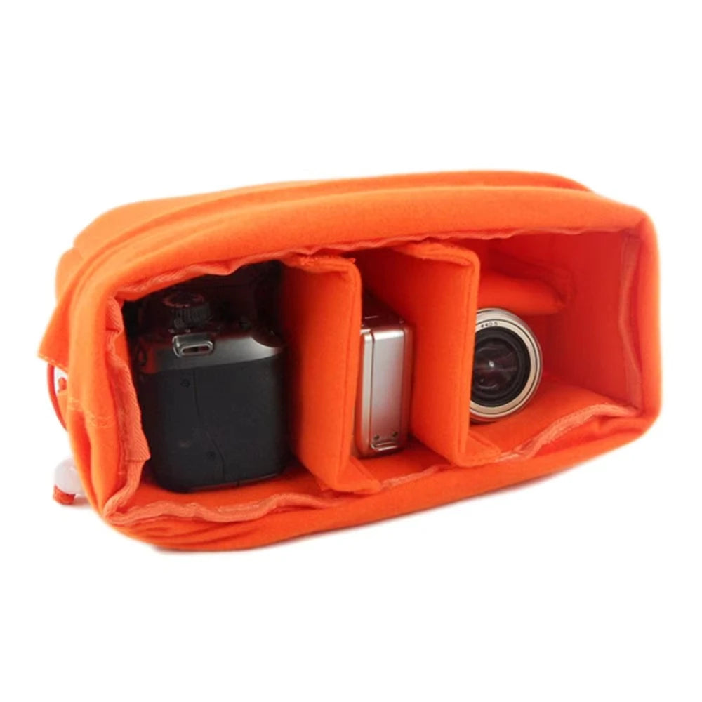 Multi-functional Shockproof Velvet Protection Camera Insert Bag — product photo 5 of 6