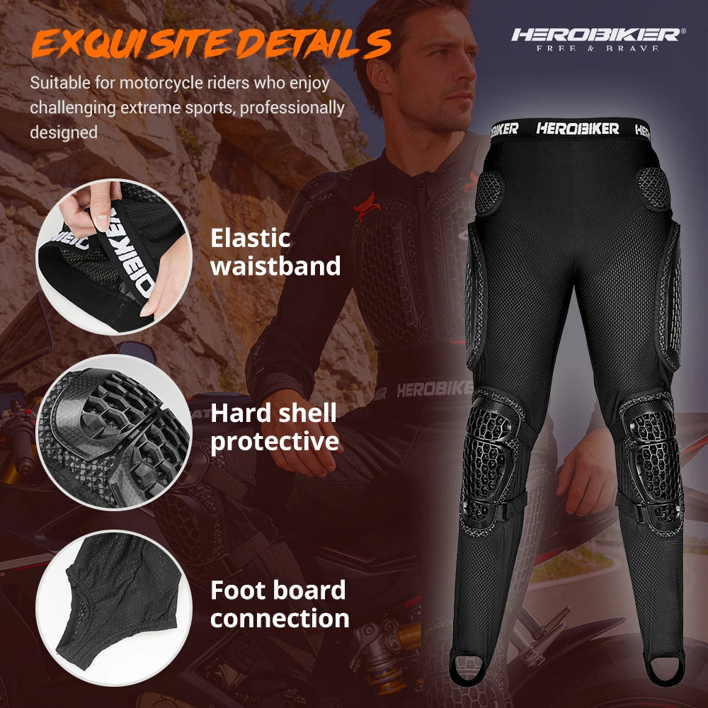Men's Motorcycle Pants Motocross Racing Moto Armor Pant — product photo 2 of 6