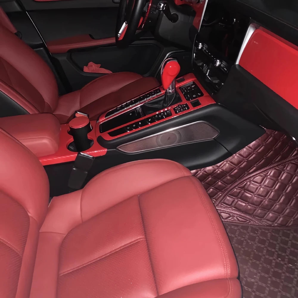 1 Set Interior Car Stickers For Porsche Macan — product photo 6 of 6