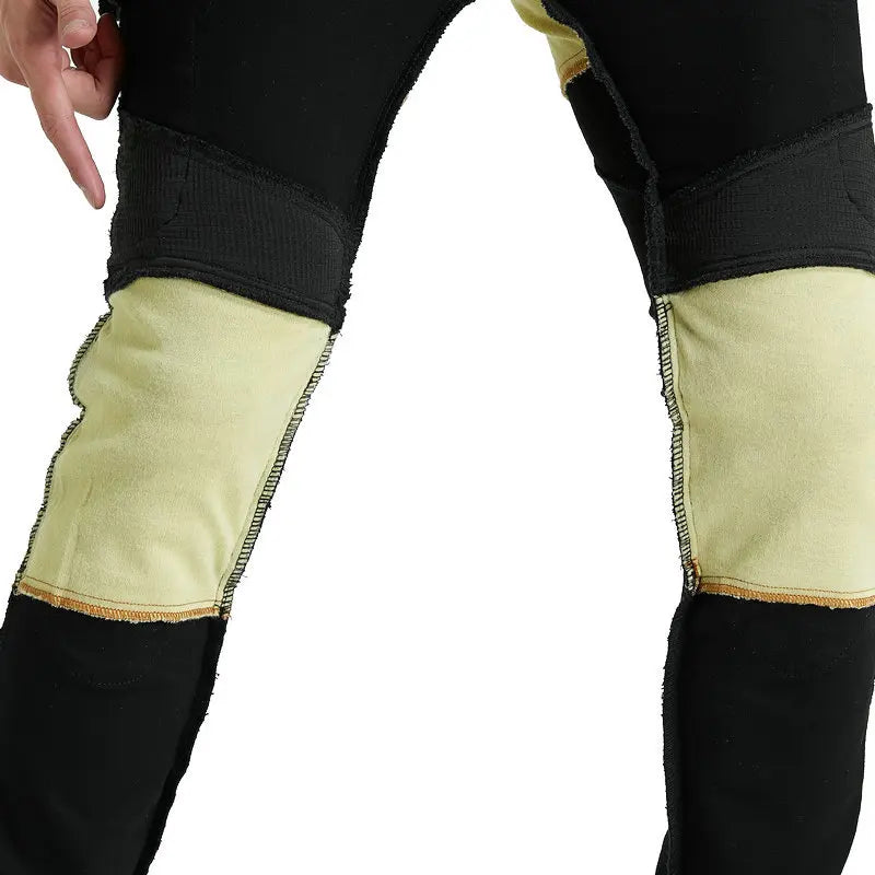 Men Multi Pocket Kevlar Motorcycle Riding Jeans Stretch — product photo 5 of 6