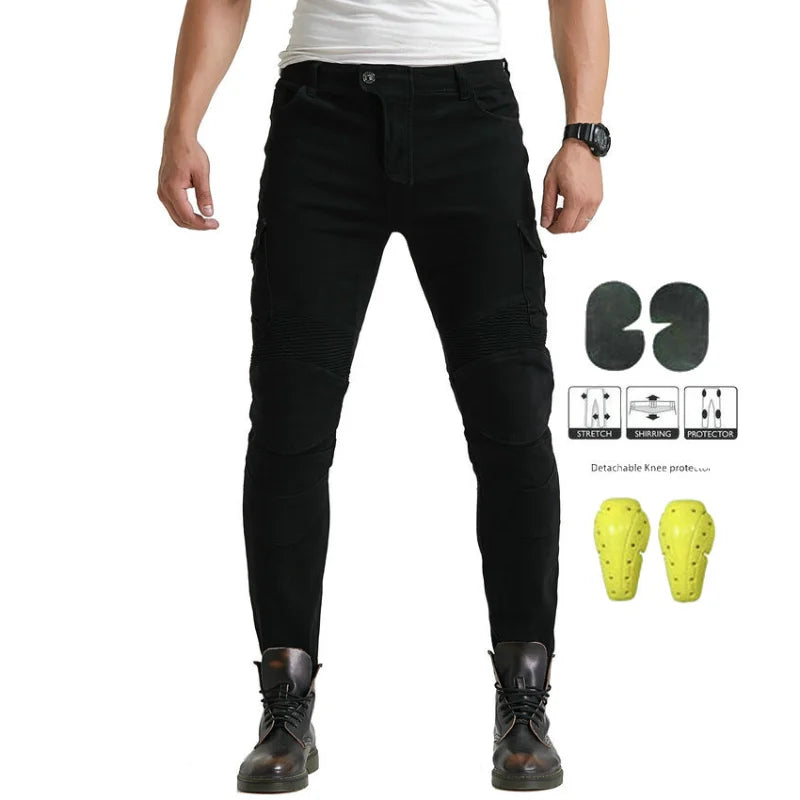Men CE Certified Anti-Fall Motorcycle Riding Pants Protective — main product photo