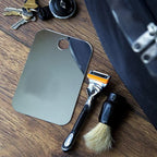 Acrylic Anti Fog Mirror Shower Shaving Fogless Mirror — product photo 3 of 6