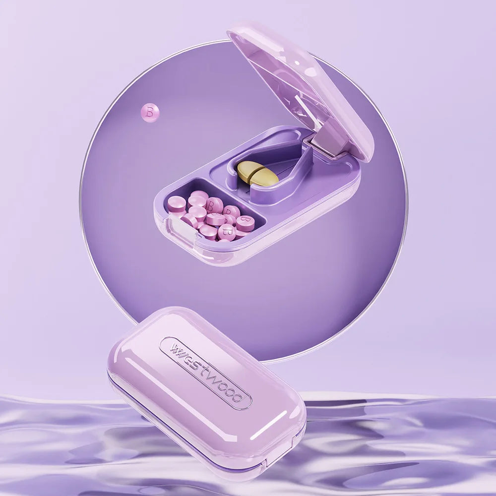 Mini Portable Medicine Cutter Tablet Splitter Small Size — main product photo
