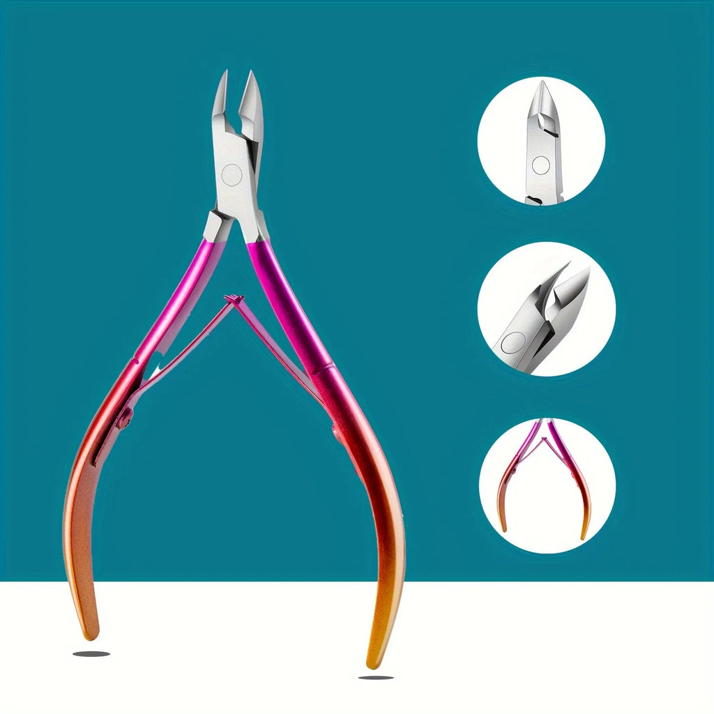 1 Pcs Colorful Scissor Nail Cuticle Nipper Clipper