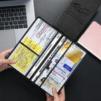 Premium Faux Leather Car Document Holder/Passport Holder Covers — product photo 2 of 6