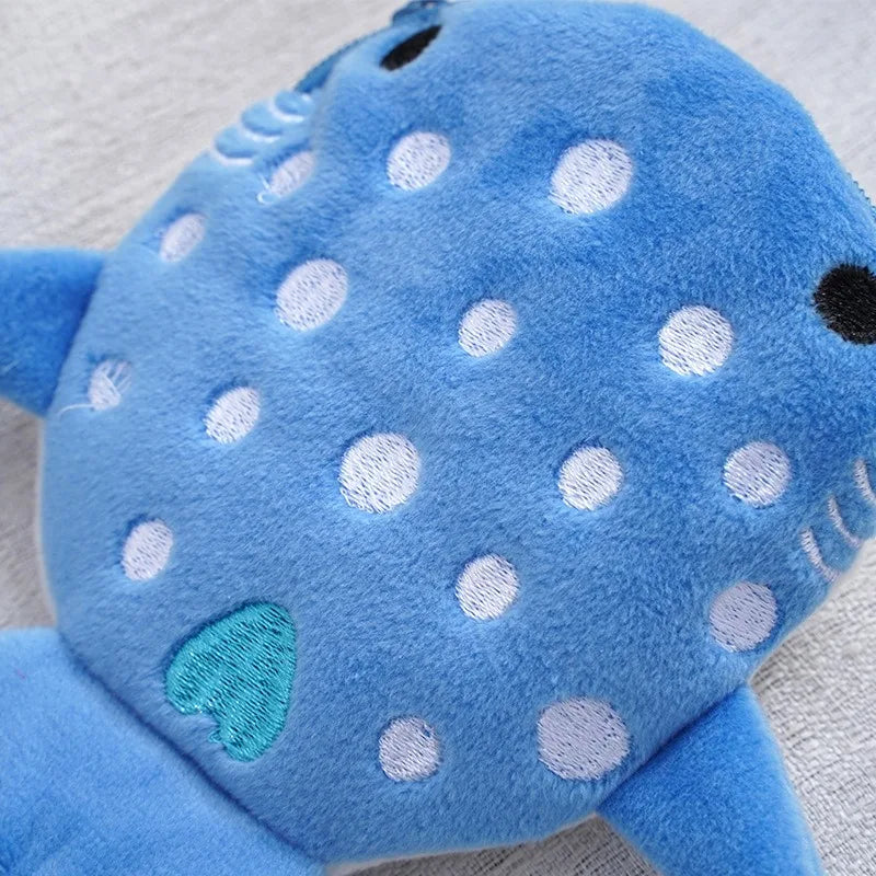 Cartoon Shark Plush Coin Purse Cute Coin Holder — product photo 3 of 6