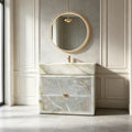 #￥Wholesale Luxury Bathroom Vanity Cabinet with Sink Natural — main product photo