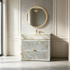 #￥Wholesale Luxury Bathroom Vanity Cabinet with Sink Natural — main product photo