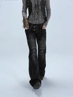 Women's Low Waist Motorcycle Style Jeans Casual Pants — product photo 4 of 6