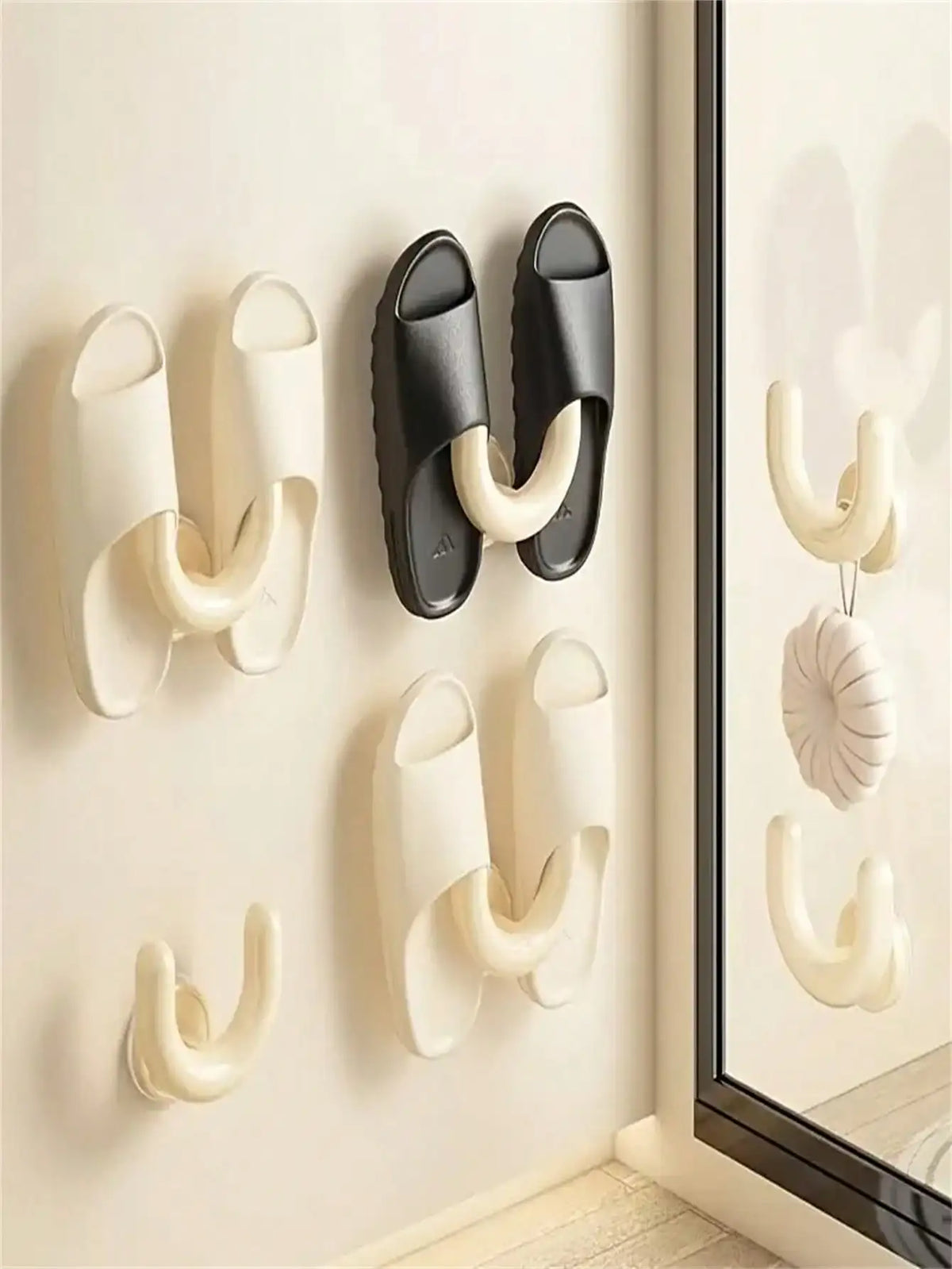 White Suction Cup Shoe Rack — product photo 2 of 6