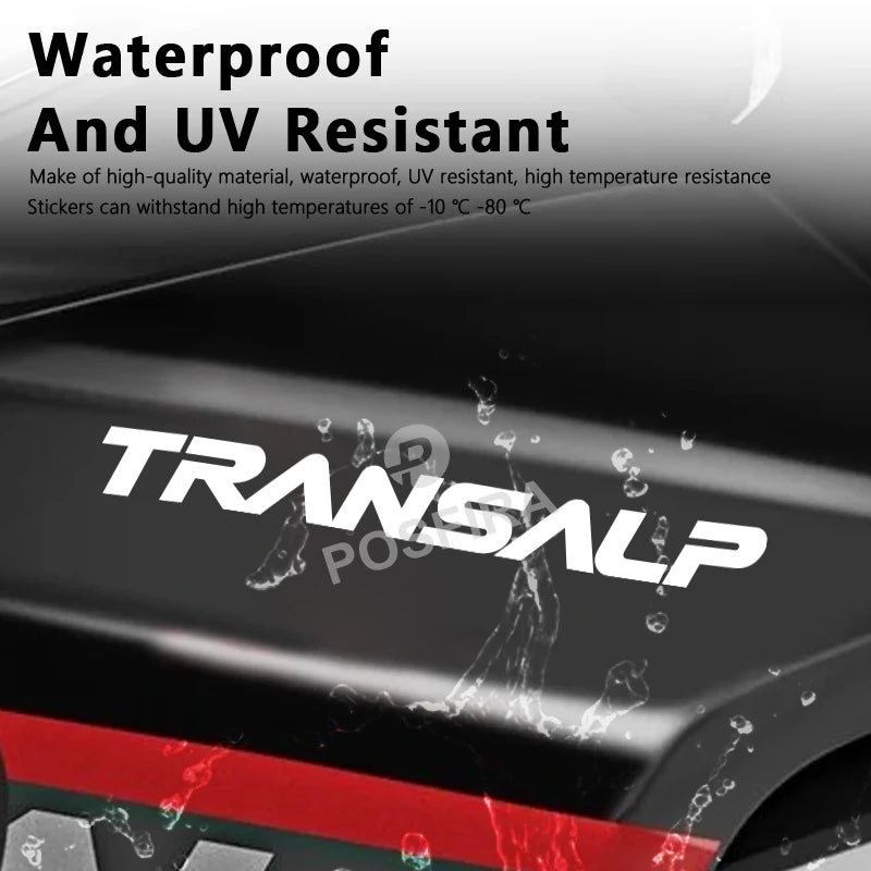 POSFIRA Motorcycle Sticker Vinyl Decals for Honda Transalp — product photo 3 of 4