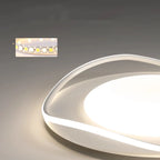 Modern LED Ceiling Light 40/50cm Black White for — product photo 5 of 6