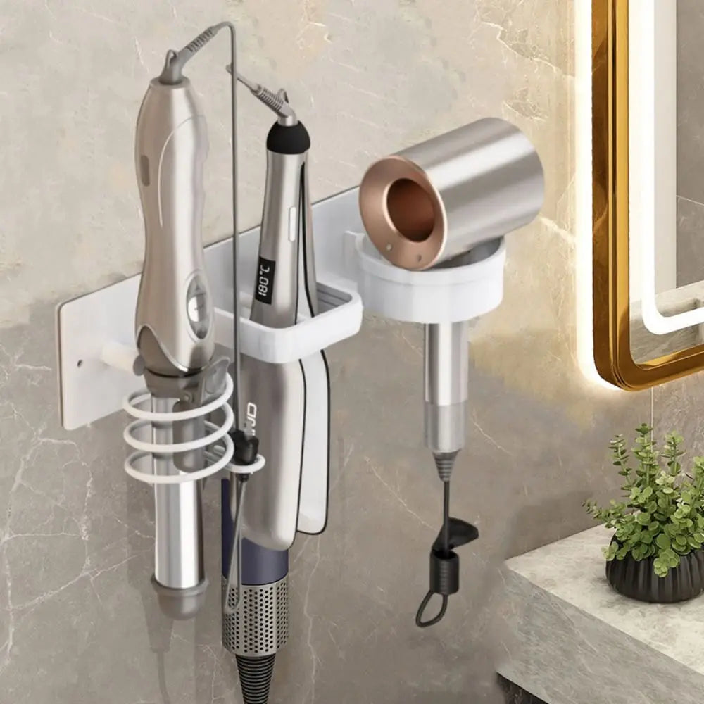 Hair Dryer Stand Electric Hair Dryer Wall Shelf — product photo 4 of 6