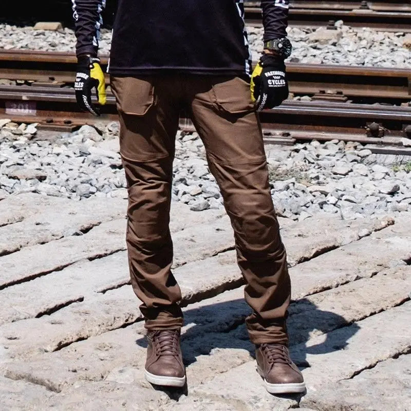 Summer Breathable Motorcycle Pants Anti Drop Comfort Men — product photo 4 of 6
