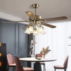 European Restaurant Fan Pendant Lamp American Retro Ceiling — product photo 4 of 6