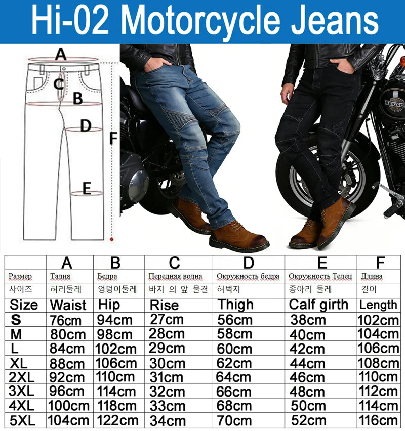 Kevlar Men Black Motorbike Dirt Bike Jeans Offroad — product photo 2 of 6