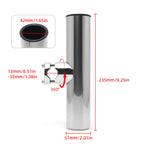 2PCS Stainless Steel Fishing Rod Holder Clamp Side — product photo 6 of 6