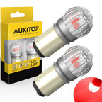 AUXITO 2x 1157 LED Red P21/5W BAY15D LED — main product photo