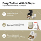 Niimbot B21 Portable Thermal Printer Inkless Bluetooth Barcode — product photo 4 of 6