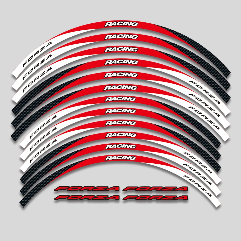 15″17″ Rim Motorcycle Parts Wheel Sticker Reflective MotorBike — product photo 3 of 5