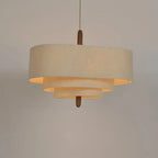 Japanese Wabi Sabi Cloth Pendant Light 15W — product photo 5 of 6