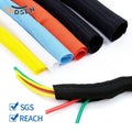 Self Closing PET Expandable Braided Sleeve Insulated Wrap — main product photo