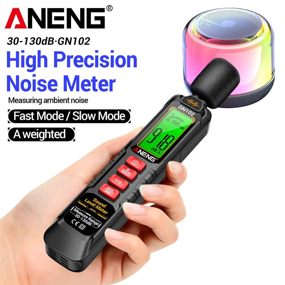 Digital Noise Meter Sound Level Meter Handheld ANENG — main product photo