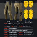 Summer Breathable Motorcycle Pants CE Protection Men Motorbike — product photo 4 of 6