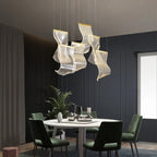 Modern Novelty LED Light Guide Ceiling Chandelier living — product photo 4 of 6