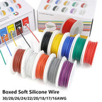 Silicone Wire Mix 5 Colors Boxed Kit 30/28/26/24/22/20/18/16AWG — main product photo