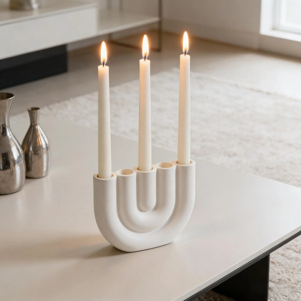 Candlestick Decorative Chandeliers Candle Holders Decor for Table — product photo 3 of 5
