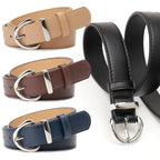 Solid Color PU Belts for Women 100cm Versatile — product photo 3 of 6