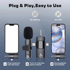 4-in-1 Dual Wireless Lavalier Microphone — product photo 3 of 6