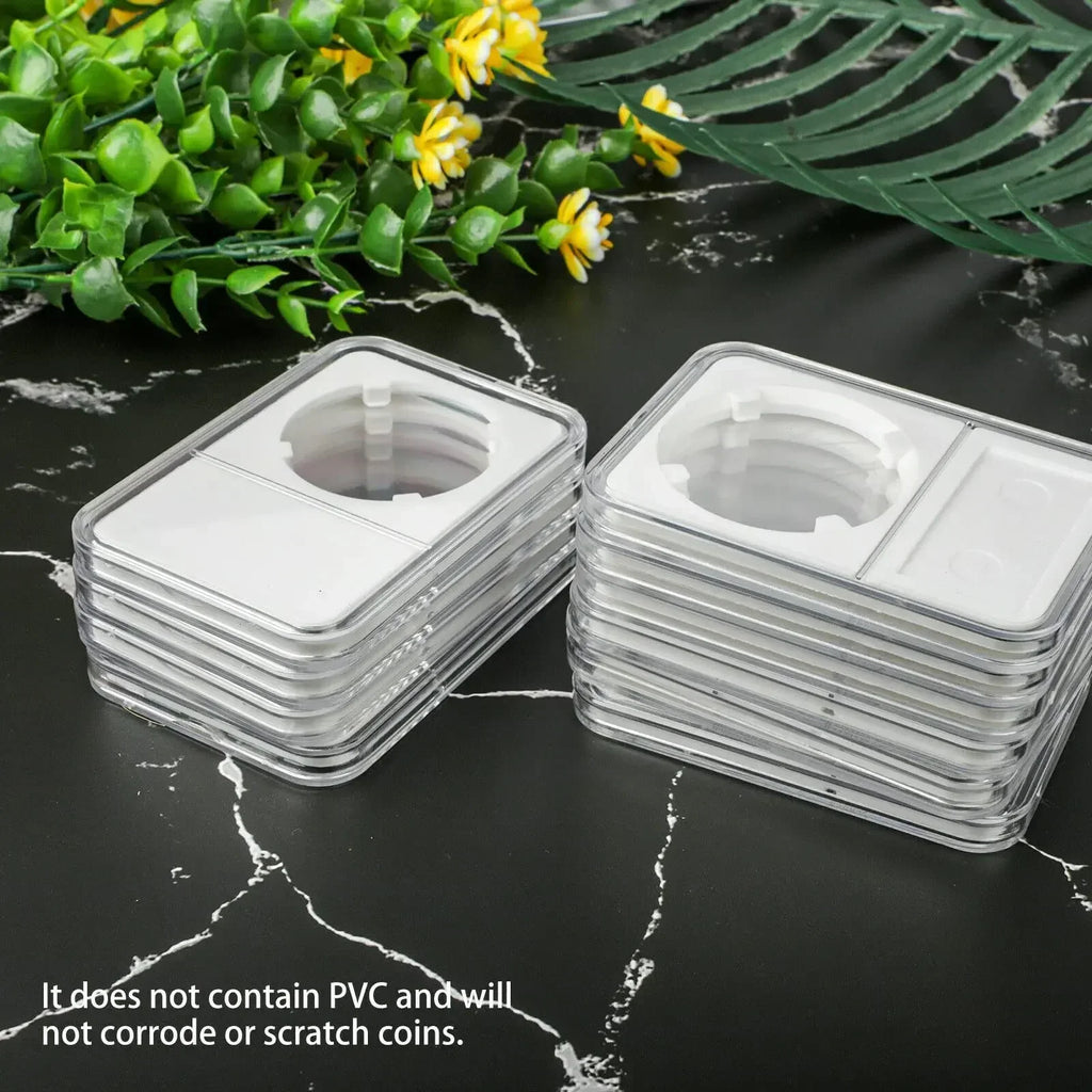 1pcs Plastic Storage Accessory Coin Plate Collectible Coin — product photo 6 of 6