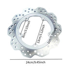 Rear Brake Disc Rotor 24cm Metal Motorbike Parts — product photo 3 of 6