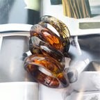 Fashion Irregular Resin Acrylic Bangles for Women Wide — product photo 3 of 6