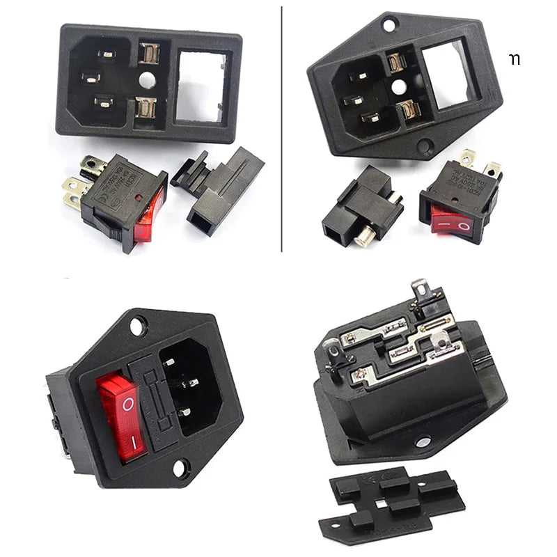 On Off Computer Mount Outlet 2 3 Pin — product photo 4 of 5