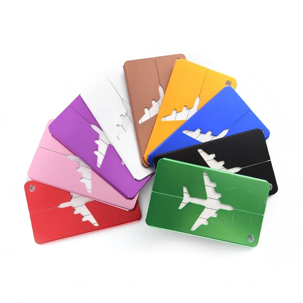 Aluminum Alloy Travel Luggage Tag Hanging Tag Suitcase — product photo 2 of 6