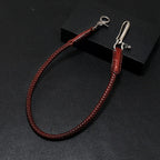 Hip Hop Keychain Waist Leather Biker Chain Brown — product photo 4 of 6