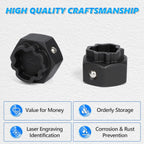 22Pcs Wheel Lock Nut Socket Set Anti-Theft Lug — product photo 5 of 6