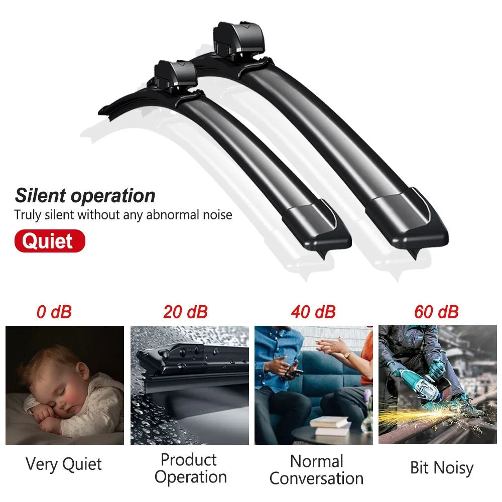 Windshield Wiper Blades Set For Ferrari 458 Italia — product photo 5 of 6