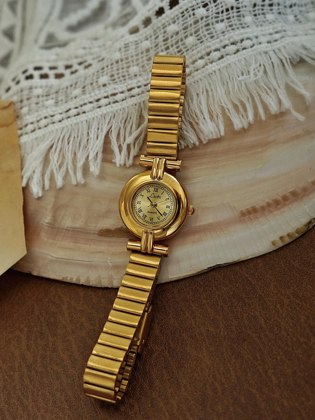 1 Piece French Retro Gold Small Dial Women's — product photo 5 of 6