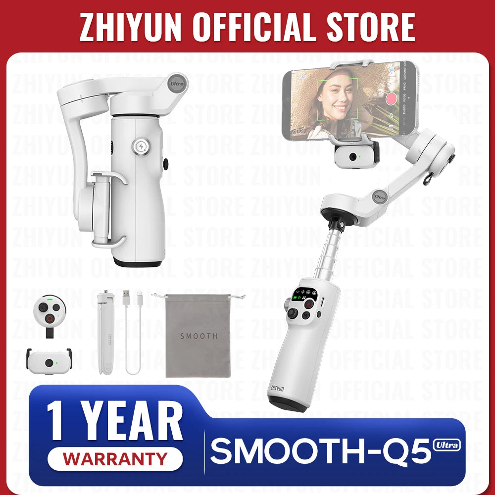 ZHIYUN Official SMOOTH Q5 Ultra Phone Gimbal Stabilizer — main product photo