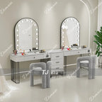 XJ Premium Studio Professional Vanity Table With Lamp — product photo 2 of 6