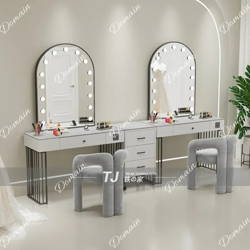 XJ Premium Studio Professional Vanity Table With Lamp — product photo 2 of 6