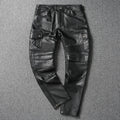 Motorcycle Pant Genuine Cowhide Leather Trousers Mens Riding — main product photo