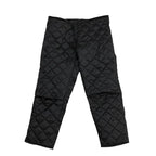 Men's Warm Moto Pants Black Green Oxford Cotton — product photo 4 of 6