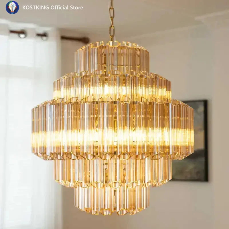 Nordic Modern Luxury Glass Pendant Lights Living Dining — product photo 3 of 6