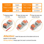5PCS Male Female Docking Electrical Wire Connector Quick — product photo 5 of 6
