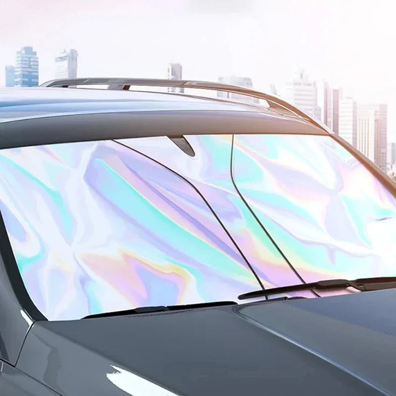 Foldable Front Windshield Sun Shade For Alfa Romeo — product photo 4 of 4